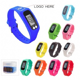 Silicone Digital LCD Watch In Case