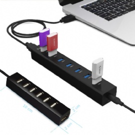 USB 2.0 6 Port Hub