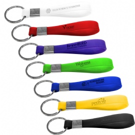 Silicone Strap Keychain